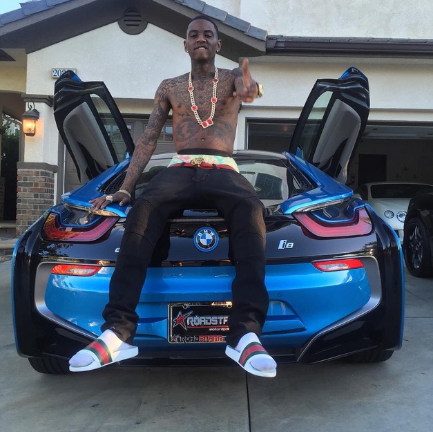 Rapper Soulja Boy Claims He Bought a BMW i8 - Or Did He 