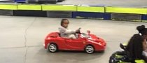 Rapper Tyga’s Son Drives a Ferrari Toy Car on His 3rd Birthday