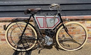 Rare 1901 Triumph Motor Bicycle to Make First Public Appearance in 84 Years