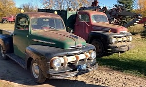 Rare 1951 Mercury M6 Truck Leaves the Barn After 50 Years, It's a Fabulous Survivor