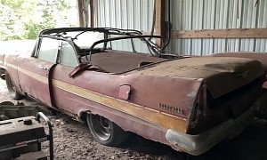 Rare 1957 Plymouth Belvedere Convertible Spent 40 Years in a Barn, Gets Second Chance