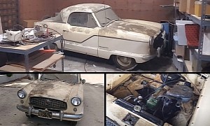 Rare 1961 AMC Metropolitan Parked for 50 Years Is Not Your Average Barn Find