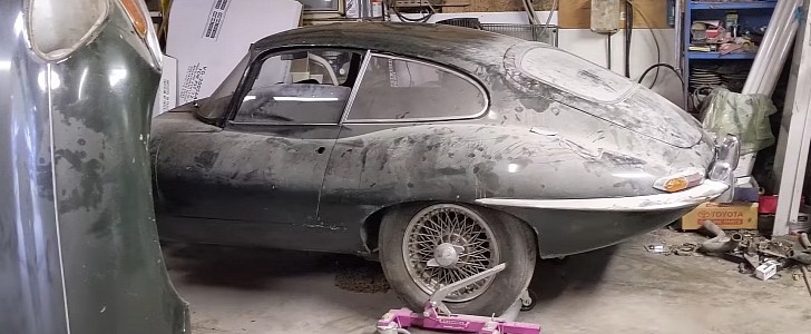 1962 Jaguar E-Type barn find
