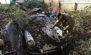 Rare 1965 Porsche 912 Spent 15 Years Buried in a Garden, Now for Sale