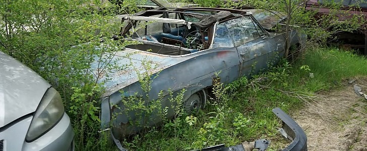 1967 Chevrolet Impala SS 396 convertible junkyard find