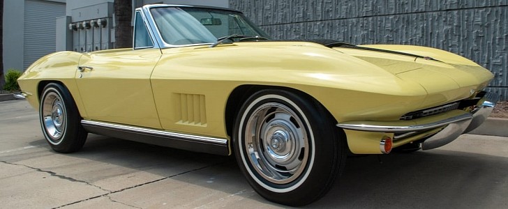 1967 Sunfire Yellow Chevrolet Corvette Convertible L68 for sale from Corvette Mike