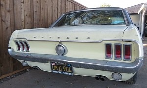 Rare 1967 Ford Mustang GTA Flexes Everything Original, California Black Plates