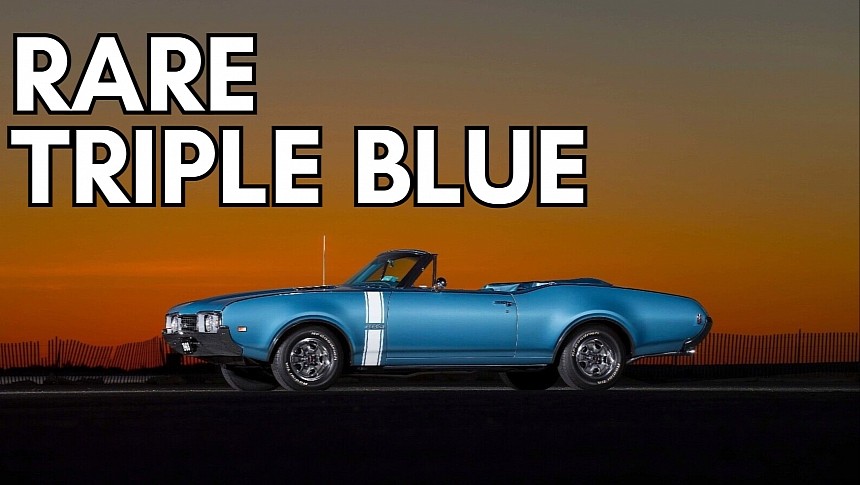 1968 442 with rare triple blue option