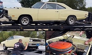 Rare 1969 Dodge HEMI Coronet R/T Roars Back to Life After 37 Years in Storage