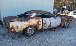 Rare 1971 Plymouth ‘Cuda 340 Is a Wreck Only Someone With Superpowers Could Save