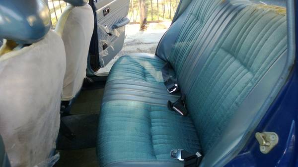 Rear seats are OK too...
