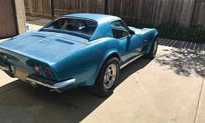 Rare 1972 Chevrolet Corvette Convertible Sells at No Reserve, Genuine California Legend