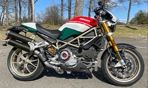 Rare 2008 Ducati Monster S4RS Tricolore Needs a New Home, Odometer Shows 2,400 Miles