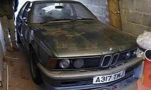 Rare 1983 BMW 628 CSi Coupe Won't Give Up After Years of Neglect, Roars to Life on Old Gas
