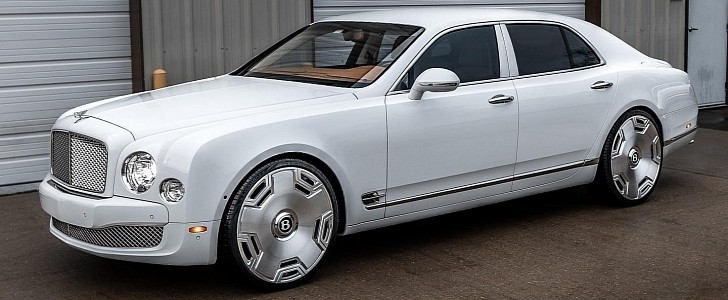 Bentley Mulsanne lowered on AGL73 forged monoblock by AG Luxury