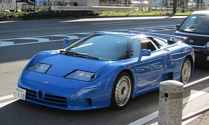 Rare Bugatti EB110 Spotted in Japan