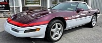 Rare Chevrolet Corvette Indy Pace Car Smells Like New, Has 5K Miles on the Clock