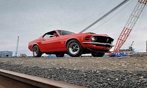 1970 Ford Mustang Boss 429 Calypso Coral Up for Auction