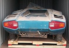 UPDATE: Blu Turchese Lamborghini Countach LP400 Periscopio Saved, To Be Restored
