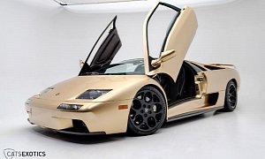 Rare Lamborghini Diablo Oro Elios Up for Sale