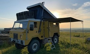 Rare Land Rover 101 Forward Control Camper Conversion Goes Up for Auction