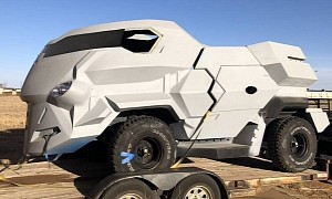 Rare Land Rover 101FC Conversion From Judge Dredd Movie Is for Sale