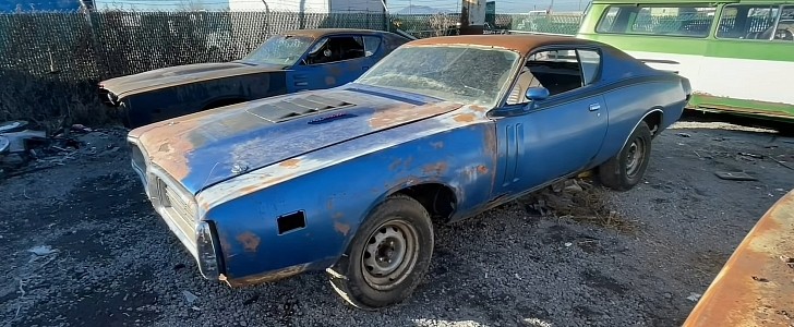 Mr. Norm's 1971 Dodge Charger R/T junkyard find