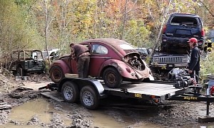 Rare VW Beetle Spent 52 Years in a Junkyard, Gets Rescued for Full Restoration