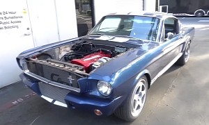 RB26 Swapped 1965 Ford Mustang Rips Like a GT-R, But Heats Up Like a Boiler