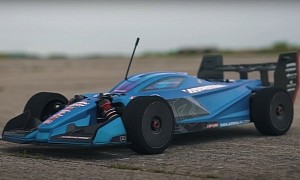 RC Arrma Boldly Drag Races RB7 F1 Car, Size Doesn't Matter