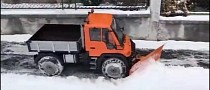 RC Unimog Snow Plow Turns Sidewalk Cleaning Into Epic Way to Spend a Winter Day