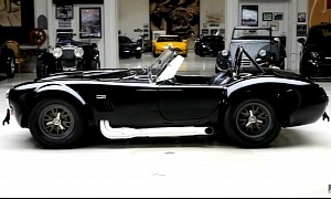 Real '65 Shelby 427 Cobra Competition Stops By Jay Leno's While Fleeing Wildfire