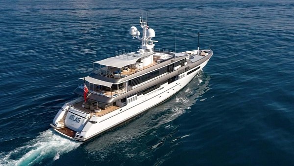 Atlas is a Codecasa superyacht allegedly owned by a Cambodian millionaire