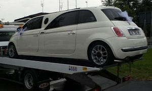 Real Fiat 500 Limo Spotted