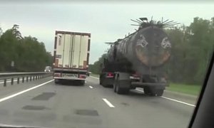 Real-Life Mad Max-Style War Rig Casually Spotted on the Highway