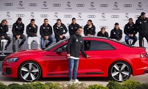 Real Madrid Football Players Get New Company Cars From Audi