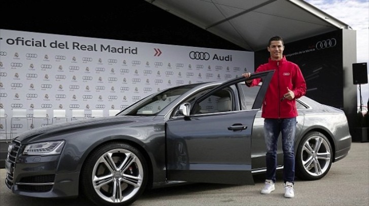 Real Madrid Stars Receive New Audis, Ronaldo Opts for The Fastest Model