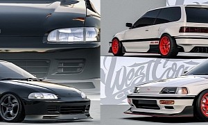Real vs Imaginary, Pick Your 1980s or 1990s Honda Civic Hatchback Custom Poison