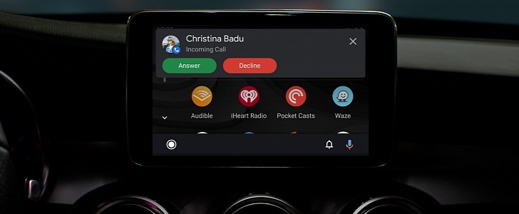Phone calls in Android Auto