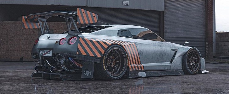 photo of Rear-Engined Nissan GT-R Rendering Is the Japanese Porsche image