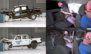 IIHS: Rear Passenger Safety in Small Trucks Leaves Much To Be Desired