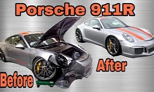 Rebuilding a Wrecked Porsche 911 R "Million Dollar Car" Looks Easy