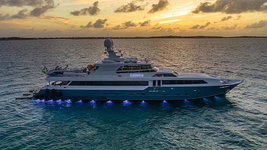 The 1995 Broward yacht Kashmir was rebuilt in 2008 and constantly upgraded