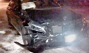 Reckless Mercedes S 63 AMG Driver Rear-Ends Audi R8 Spyder in Vancouver