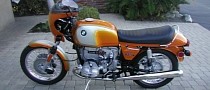 Reconditioned 1976 BMW R90S Looks Like a Vitamin C Supplement on Two Wheels