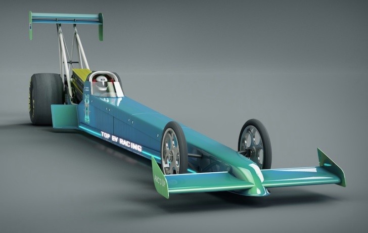 Arc'd Up electric dragster