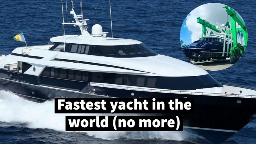 Motor yacht Octopussy is undergoing an extensive refit that will make it the "most stable yacht on the planet"