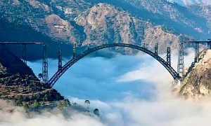 Record-Breaking Rail Bridge Dwarfs the Eiffel Tower, Built to Withstand Terrorist Attacks