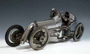 Recycled Car Parts Turn Art