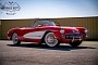 Red 1957 Chevy Corvette Fuelie Will Bring Back the Rock Age This Summer for $130k